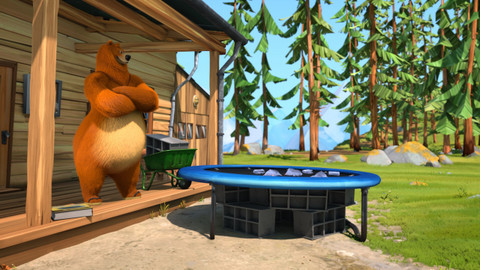 Méďa a lumíci - Medvěd hopsavý