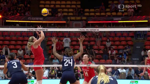 MS ve volejbalu žen 2025 Thajsko - USA - Turecko