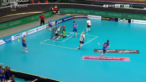 Pohár mistrů 2015 ve florbalu žen - KAIS Mora IF - SC Classic