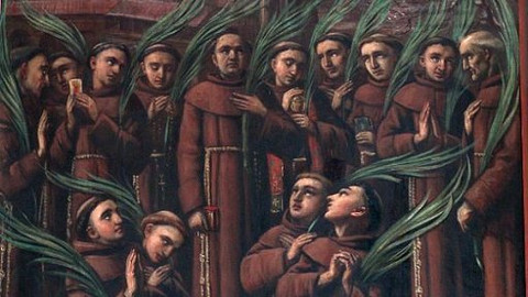 Bohoslužby v České televizi - Blahořečení čtrnácti pražských mučedníků