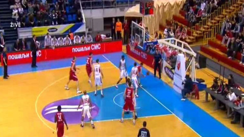 EuroCup v basketbalu - Crvena Zvezda Bělehrad - ČEZ Basketball Nymburk