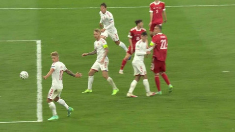 UEFA EURO 2020 - Dánsko - Rusko