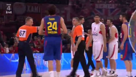 Evropská liga v basketbalu - Regal FC Barcelona - Olympiakos Pireus