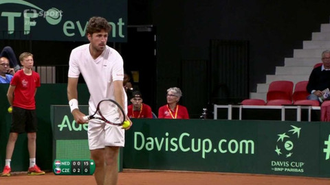 Davis Cup - Nizozemsko - Česko
