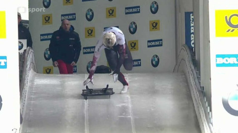 MS ve skeletonu a bobech 2017 Německo - 2. jízdy závodu mužů