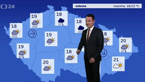 Předpověď počasí - 12. května 2017 17:55