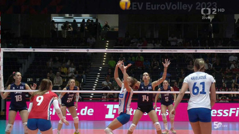 ME ve volejbalu žen 2023 - Řecko - Česko