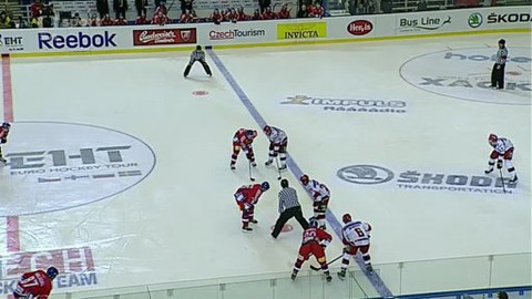 Hokej - Česko - Rusko