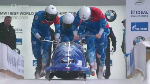 MS v bobech a skeletonu 2020 Německo - 2. jízda čtyřbobu mužů