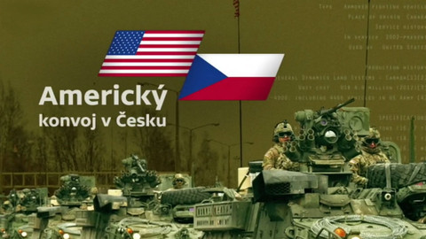 Mimořádné pořady ČT24 - Americký konvoj v Česku