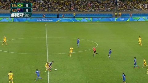 XXXI. letní olympijské hry 2016 Rio de Janeiro - Fotbal: Brazílie - Austrálie (ženy)