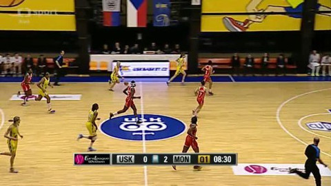 Evropská liga v basketbalu - ZVVZ USK Praha - USO Mondeville