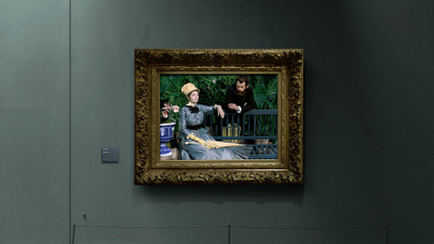 Úsměvná galerie - 1/3 Édouard Manet – V zimní zahradě