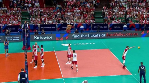 ME ve volejbalu mužů 2021 - Polsko - Srbsko