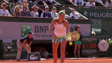French Open 2017 - Jelena Ostapenková - Timea Bacsinszká