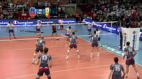 Volejbal - Halkbank Ankara - Belogorje Belgorod