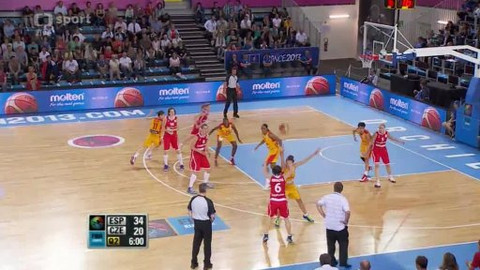 ME v basketbalu žen 2013 Francie - Španělsko - Česko