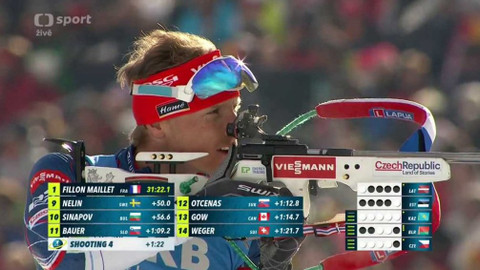 MS v biatlonu 2017 Rakousko - Štafeta mužů na 4 x 7,5 km