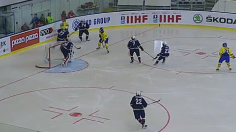 MS v hokeji hráčů do 18 let 2012 - USA - Švédsko