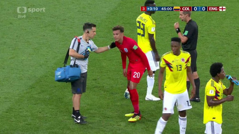 FIFA MS ve fotbalu 2018 Rusko - Kolumbie - Anglie