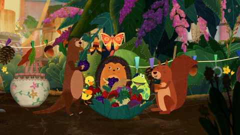 Ježeček Štístko - 10/26 Šťastný motýlek