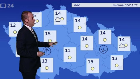 Předpověď počasí - 21. června 2017 17:55