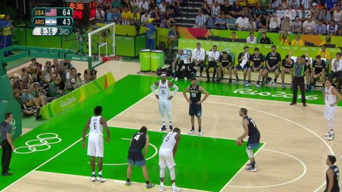 XXXI. letní olympijské hry 2016 Rio de Janeiro - Basketbal: USA - Argentina (muži)