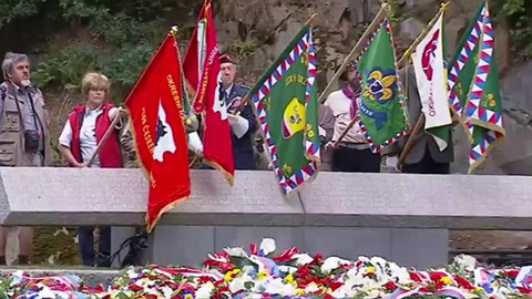 Pietní akt k výročí vyhlazení osady Ležáky - Vzpomínka na vyhlazení osady Ležáky