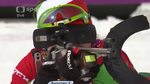 XXII. zimní olympijské hry 2014 Soči - Biatlon: stíhací závod 10km - ženy