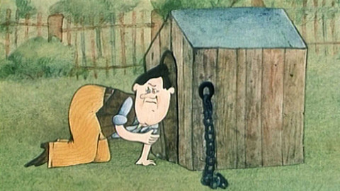 Pestrý život jedné kočky - Kočka hlídá dům