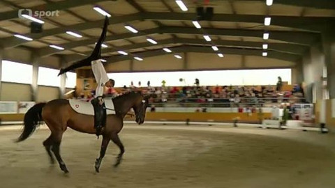 Jezdectví - Mezinárodní závody ve voltiži CVI 2014 Frenštát pod Radhoštěm