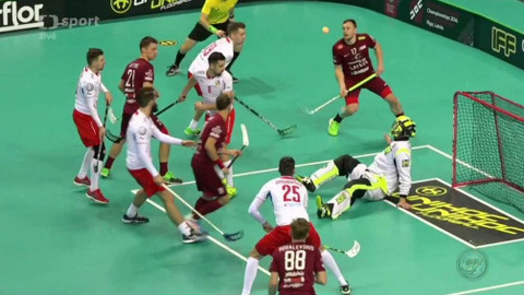 MS ve florbalu 2016 Lotyšsko - Lotyšsko - Česko