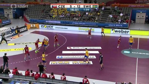 Házená - Česko - Švédsko