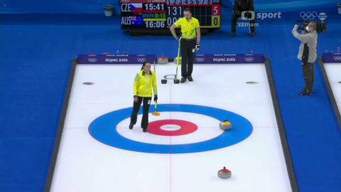 XXIV. zimní olympijské hry 2022 Peking - Curling: Česko - Austrálie