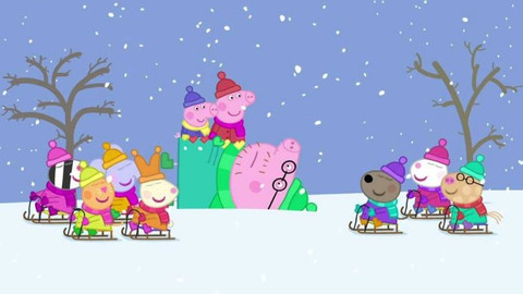 Prasátko Peppa - Chladný zimní den