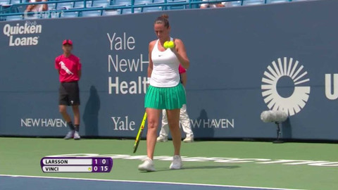 Connecticut Open 2016 - Johanna Larssonová - Roberta Vinciová
