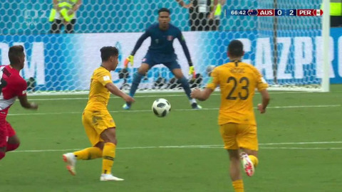 FIFA MS ve fotbalu 2018 Rusko - Austrálie - Peru