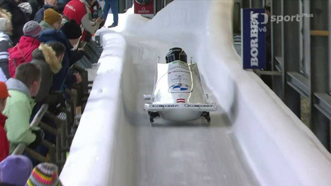 MS v bobech a skeletonu 2024 Německo - 1. kolo závodu dvojbobů mužů