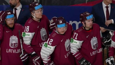 MS v ledním hokeji 2021 Lotyšsko - USA - Lotyšsko