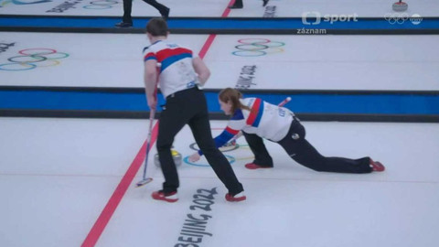 XXIV. zimní olympijské hry 2022 Peking - Curling: Česko - Kanada