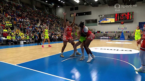 Evropská liga v basketbalu - ZVVZ USK Praha - Tango Bourges Basket