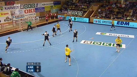 Házená - HCB OKD Karviná - HC Gumárny Zubří