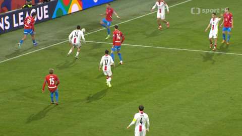 Liga národů UEFA - Česko - Gruzie