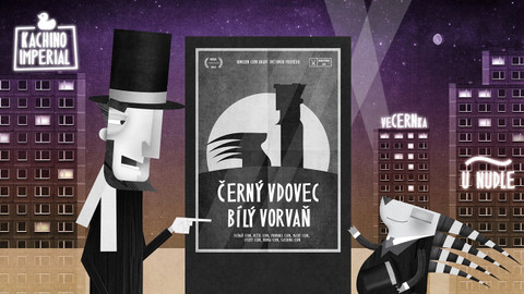 Černobílo - 33/44 Černý vdovec, bílý vorvaň