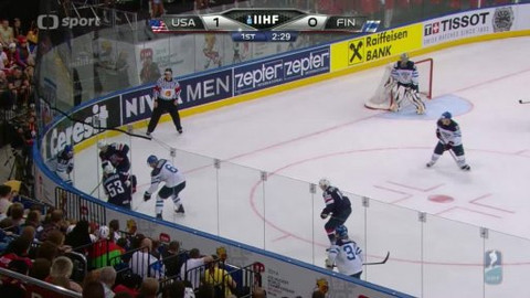 MS v ledním hokeji 2014 Bělorusko - USA - Finsko