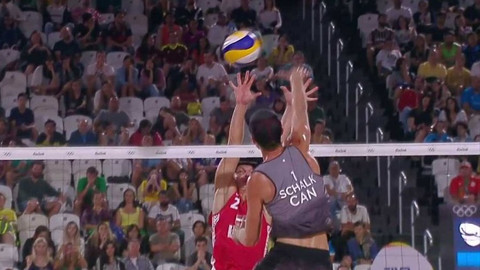 XXXI. letní olympijské hry 2016 Rio de Janeiro - Plážový volejbal: Lotyšsko – Kanada (muži)