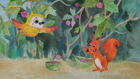 Viky, sůva z nudlí - Motýli