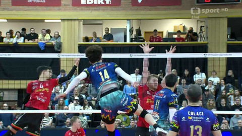 Liga mistrů ve volejbalu - VK Jihostroj České Budějovice - Sir Sicoma Monini Perugia