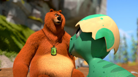 Méďa a lumíci - Jurský medvěd