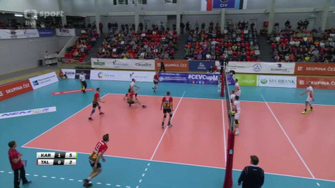 Volejbal - VK ČEZ Karlovarsko - VK Selver Tallinn